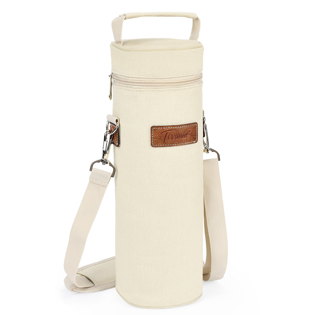 Tirrinia Single Portable Wine Tote Bag for BYOB Restaurants