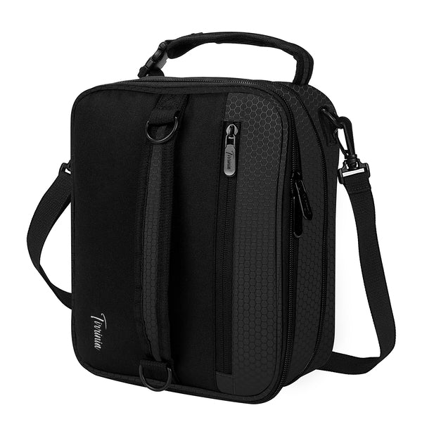 Tirrinia Expandable Insulated Lunch Cooler Bag Patchwork Color
