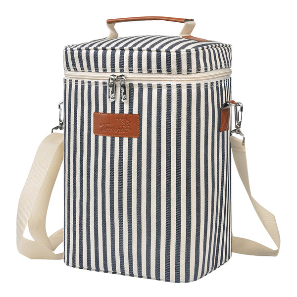 Tirrinia 4 Bottle Wine Cooler Tote Bag for Wine Travel