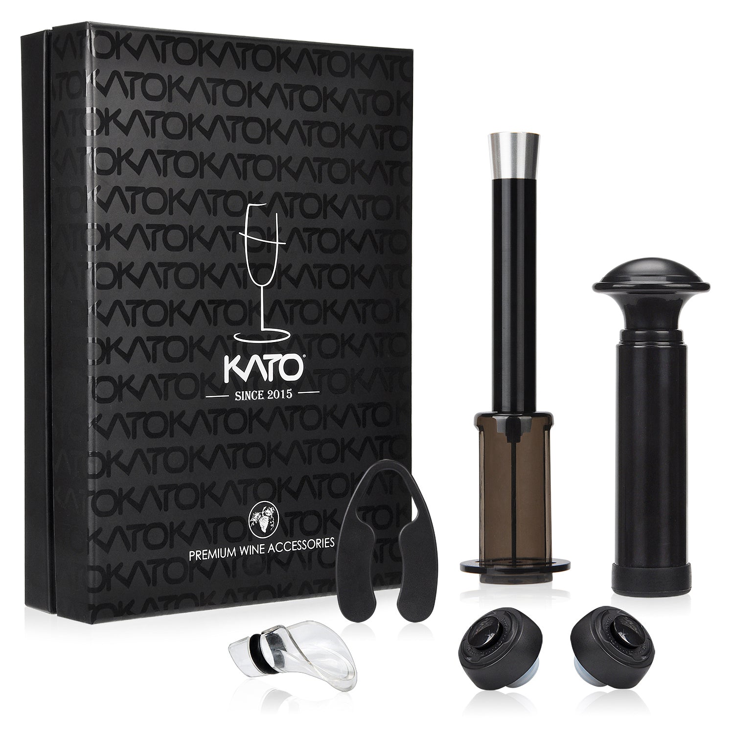 Kato by Tirrinia 6pcs Air Pressure Wine Opener for Family Party