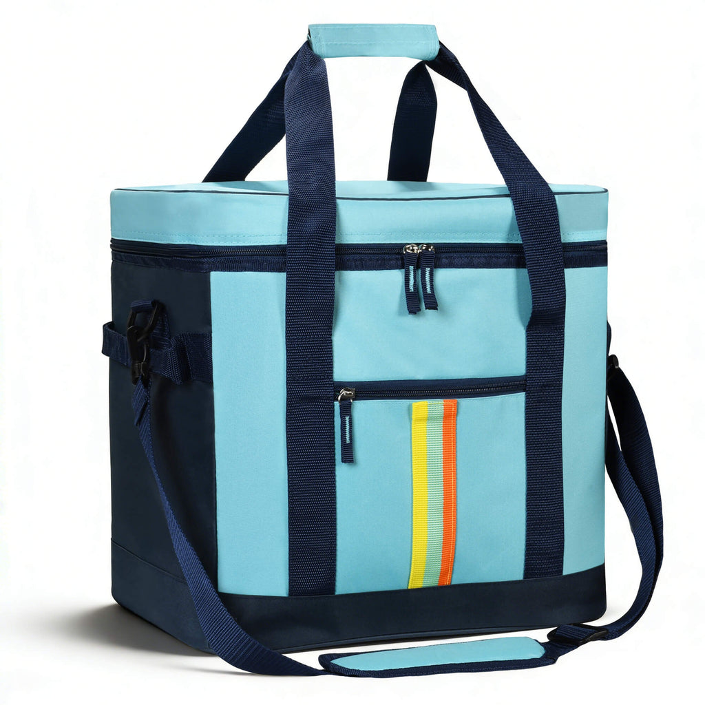 Tirrina Soft Cooler Bag 48 Can, Collapsible Insulated Cooler Leakproof Portable Soft Sided Cooler Bag for Beach Travel Picnic