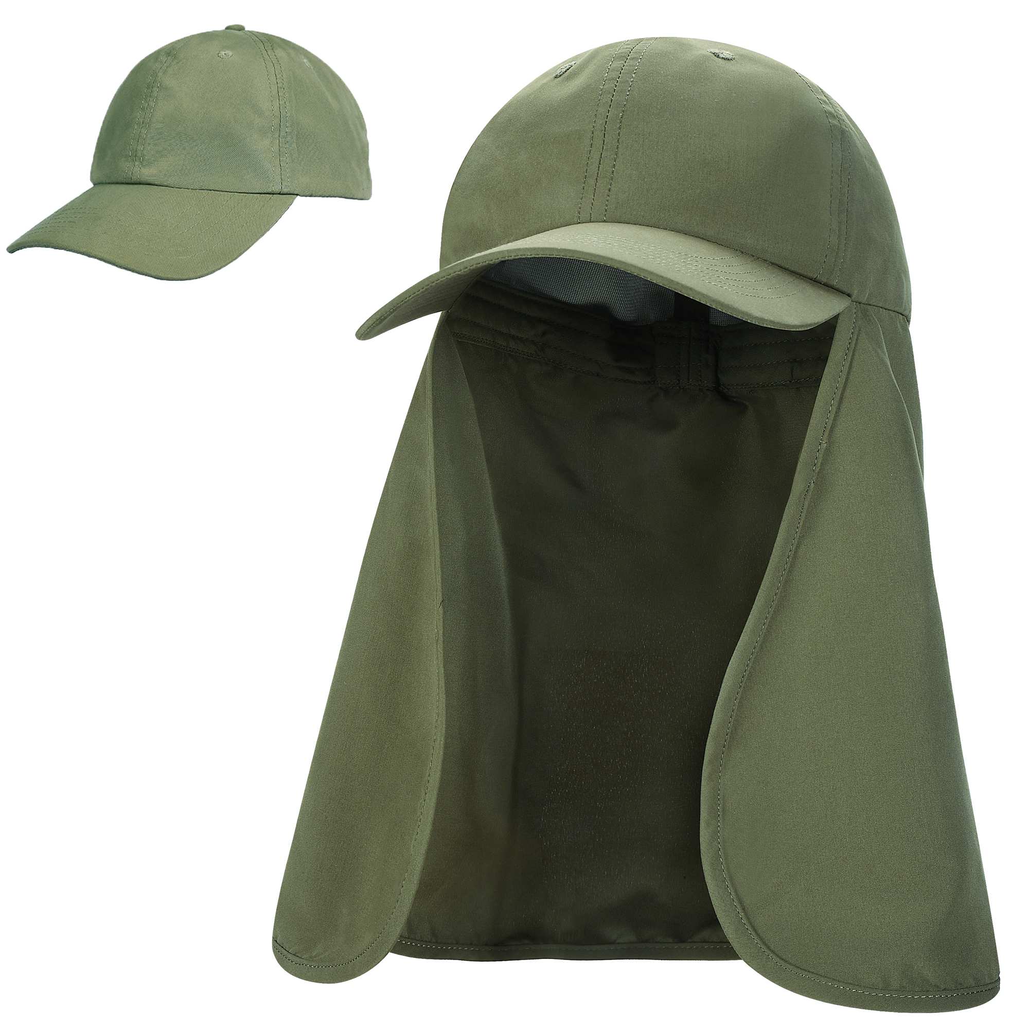 Tirrinia Neck Flap Sun Hat with Wide Brim