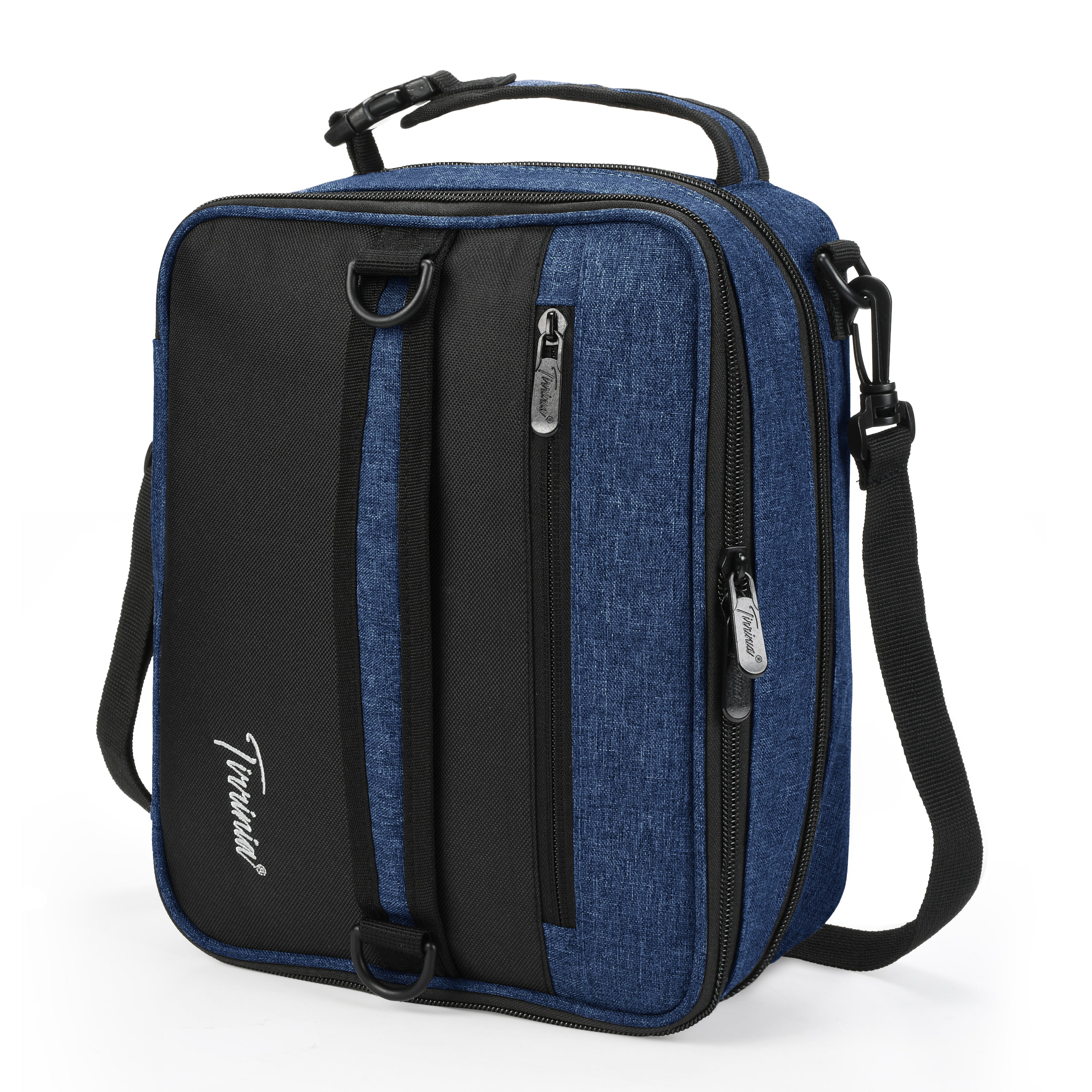Tirrinia Expandable Insulated Lunch Cooler Bag Patchwork Color