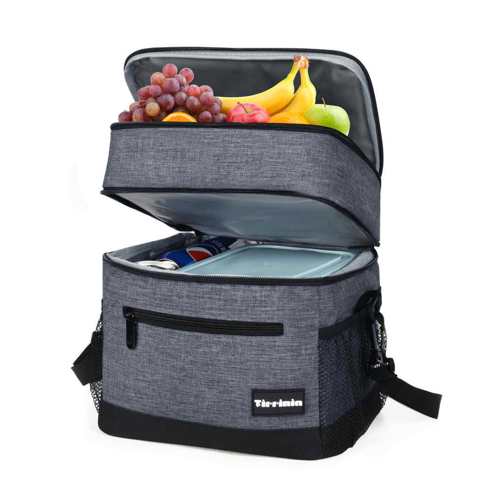 Tirrinia Large Double-Layer Insulated Lunch Bag - Home and Garden product photo