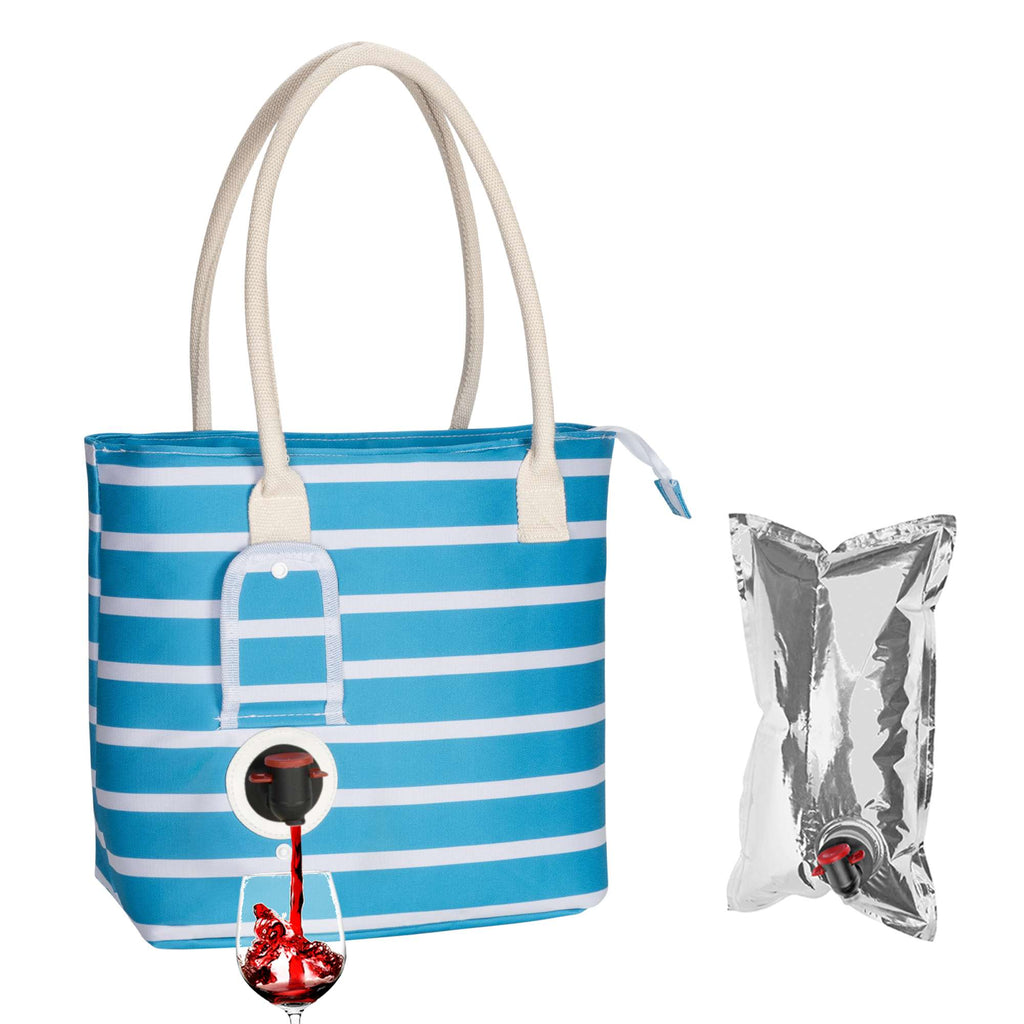 Tirrinia Wine Tote Bag with Hidden Dispenser