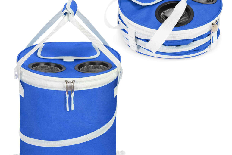 Tirrinia Collapsible Pop-Up Cylinder Cooler Bag front view