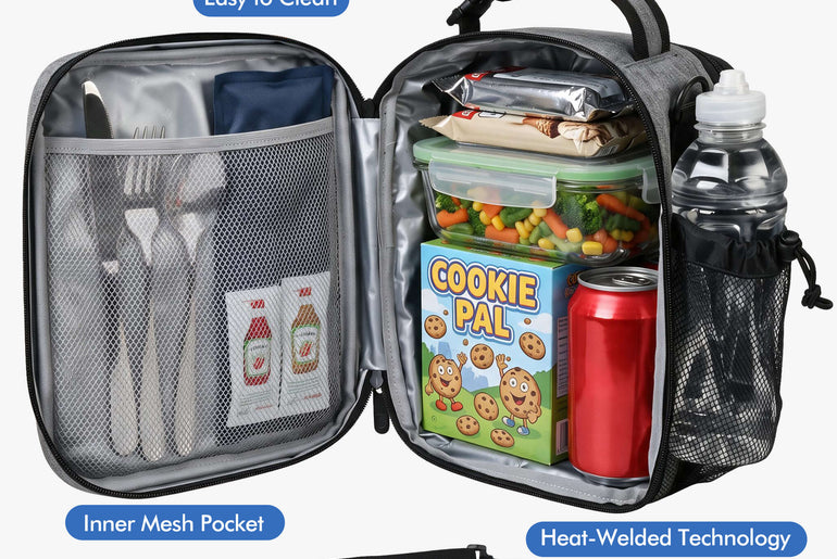 Tirrinia Expanded Insulated Cooler — 6.5L to 9.5L, Leakproof, 4 Ways to Carry