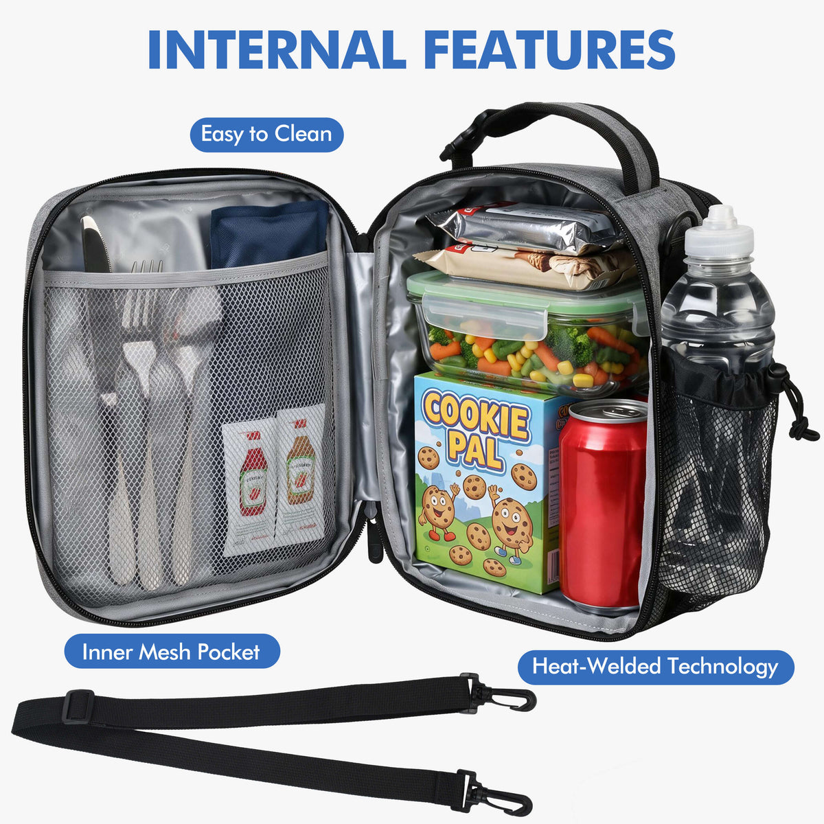 Tirrinia Expanded Insulated Cooler — 6.5L to 9.5L, Leakproof, 4 Ways to Carry