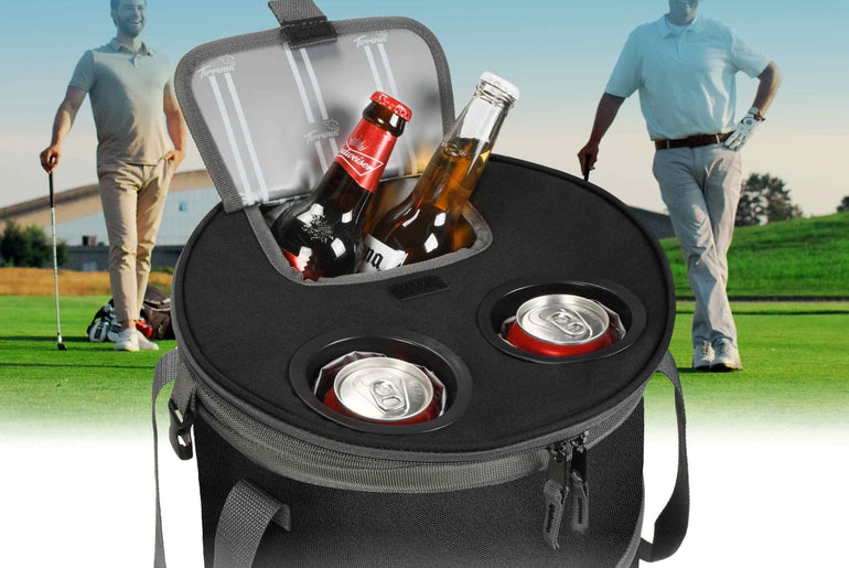 Tirrinia Collapsible Pop-Up Cylinder Cooler Bag