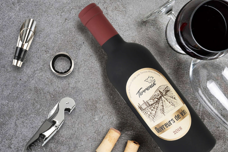 Tirrinia Wine Opener Gift Set, Wine Corkscrew Opener Raffle Gift for game winners adults,bridal shower prizes,Wine Opener Kit