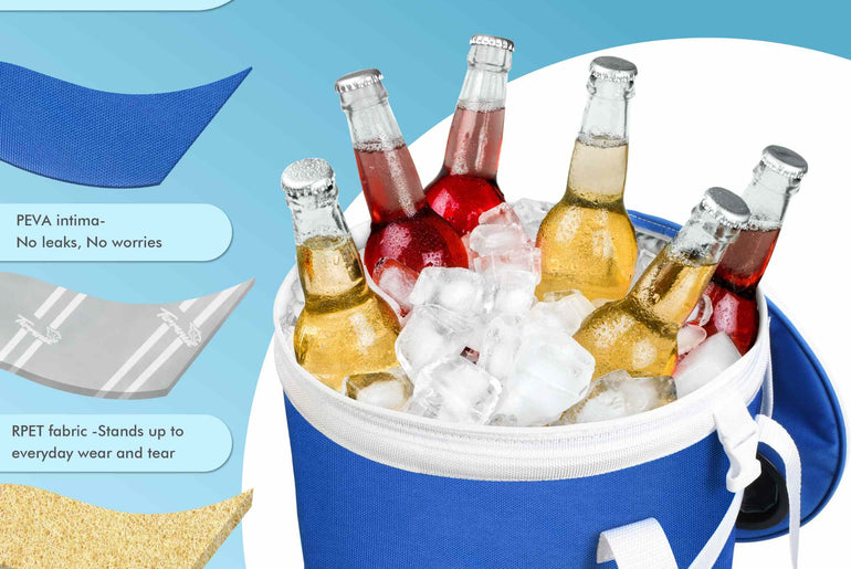 Tirrinia Collapsible Pop-Up Cylinder Cooler Bag product image 7