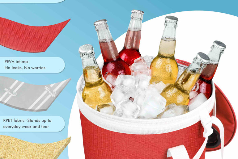 Tirrinia Collapsible Pop-Up Cylinder Cooler Bag product image 6