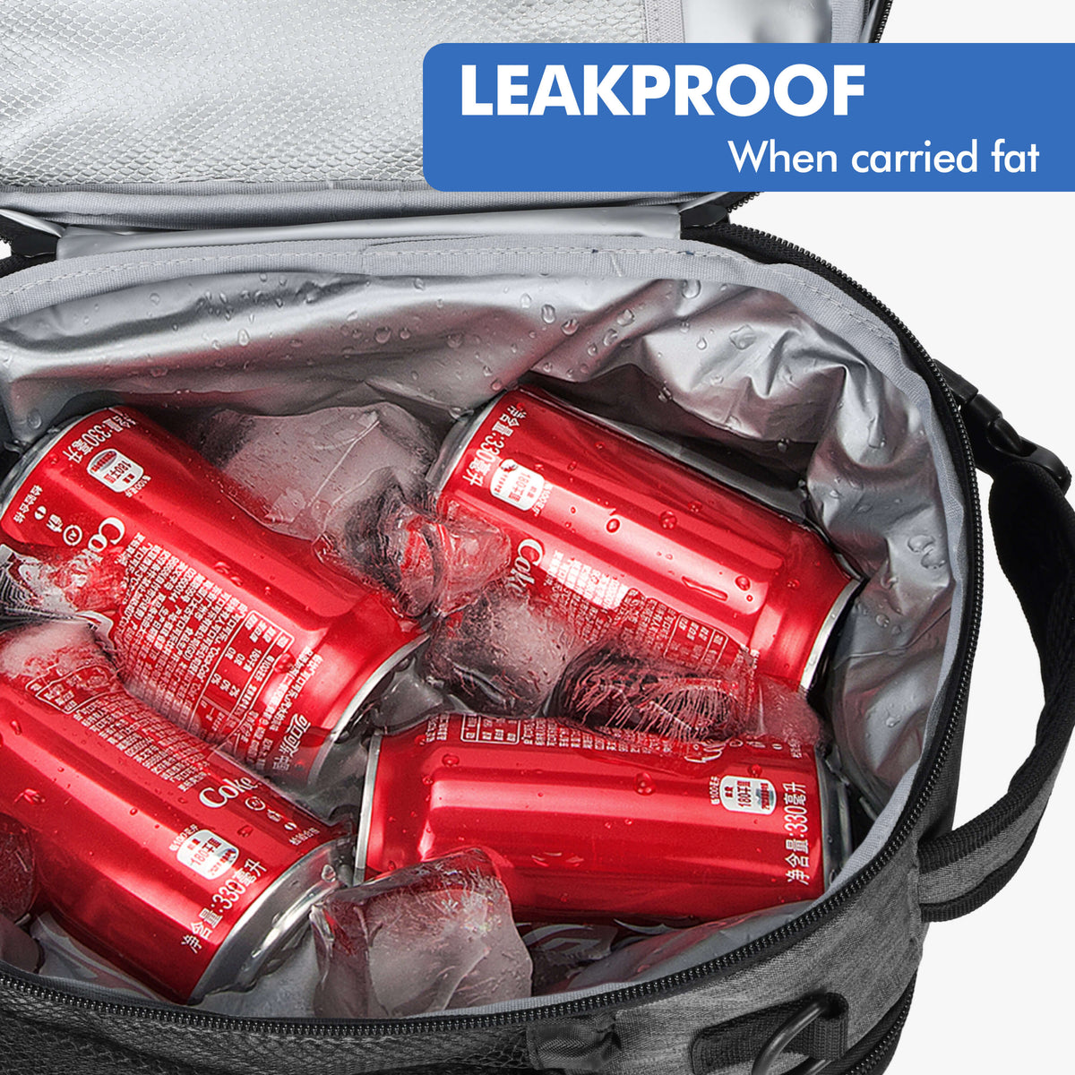 Tirrinia Expanded Insulated Cooler — 6.5L to 9.5L, Leakproof, 4 Ways to Carry