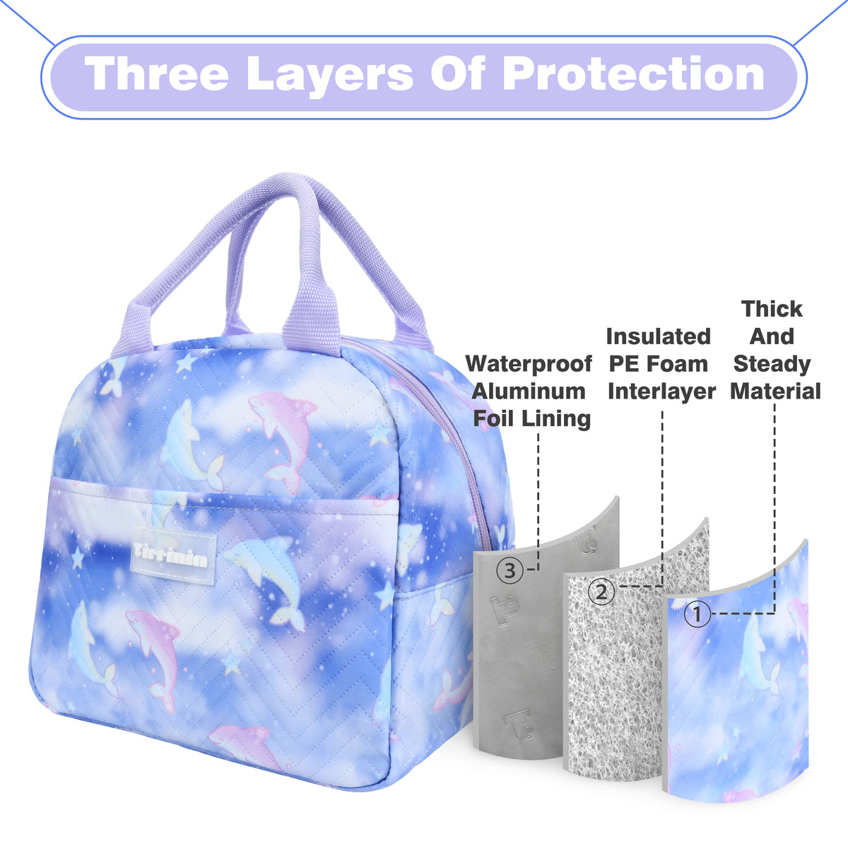 Tirrinia Small Insulated Lunch Cooler Bag for Kids newarrivals style