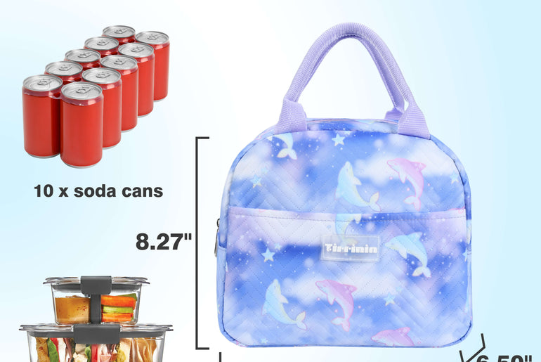 Tirrinia Small Insulated Lunch Cooler Bag for Kids newarrivals style
