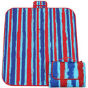 Quality Large Picnic Blanket 70" X 80" with USA Pattern Design