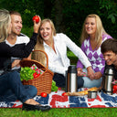 Quality Large Picnic Blanket 70" X 80" with USA Pattern Design