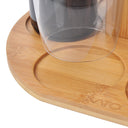 Tirrinia Bamboo Wine Bottle Holder with Corkscrew
