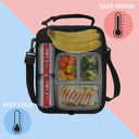 Tirrinia Expandable Insulated Lunch Cooler Bag Patchwork Color product image 22