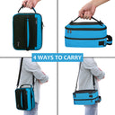 Tirrinia Expandable Insulated Lunch Cooler Bag Patchwork Color