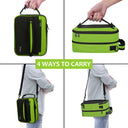 Tirrinia Expandable Insulated Lunch Cooler Bag Patchwork Color