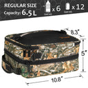 Tirrinia Expandable Insulated Lunch Cooler Bag Patchwork Color size chart