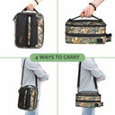 Tirrinia Expandable Insulated Lunch Cooler Bag Patchwork Color