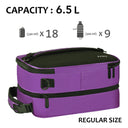 Tirrinia Expandable Insulated Lunch Cooler Bag Patchwork Color size chart