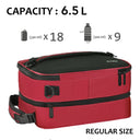 Tirrinia Expandable Insulated Lunch Cooler Bag Patchwork Color size chart