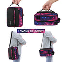Tirrinia Expandable Insulated Lunch Cooler Bag Patchwork Color
