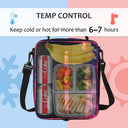 Tirrinia Expandable Insulated Lunch Cooler Bag Patchwork Color product image 29