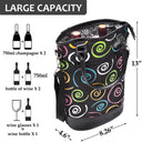 Tirrinia 2 Bottle Wine Gift Tote with Corkscrew for Outdoor