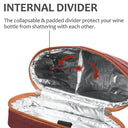 Tirrinia 2 Bottle Insulated Wine Glass Gift Bag