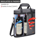 Tirrinia 3 Bottle Insulated Wine Tote Bag with Corkscrew product image 5