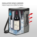 Kato by Tirrinia 6 Bottle Wine Cooler Bag for Wine Tasting