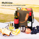 Tirrinia 6 Bottle Wine Purse Cooler for Wine Travel product image 13