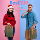 Tirrinia 6 Bottle Wine Purse Cooler for Wine Travel product image 24