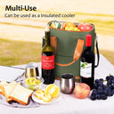 Tirrinia 6 Bottle Wine Purse Cooler for Wine Travel product image 27