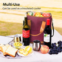 Tirrinia 6 Bottle Wine Purse Cooler for Wine Travel product image 20