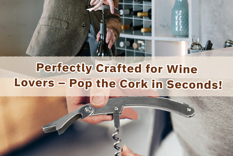 Tirrinia 5Pcs Wine Opener Gift Set Champagne