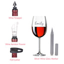 Tirrinia 5-Piece Wine Opener Gift Set – Elegant Wine Accessories Gift Box back view