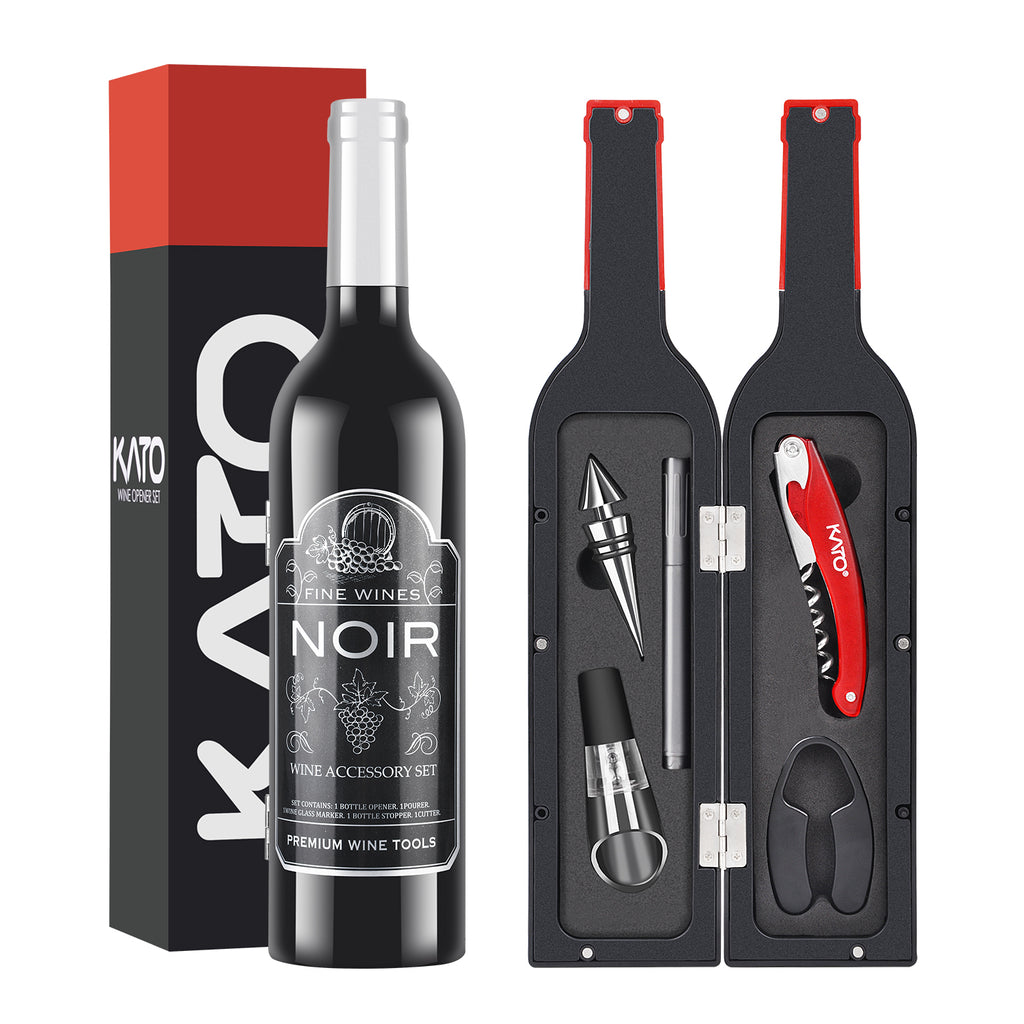 Tirrinia 5-Piece Wine Opener Gift Set – Elegant Wine Accessories Gift Box - Kitchenware -> Bar & Wine Utensils -> Bar Sets pr