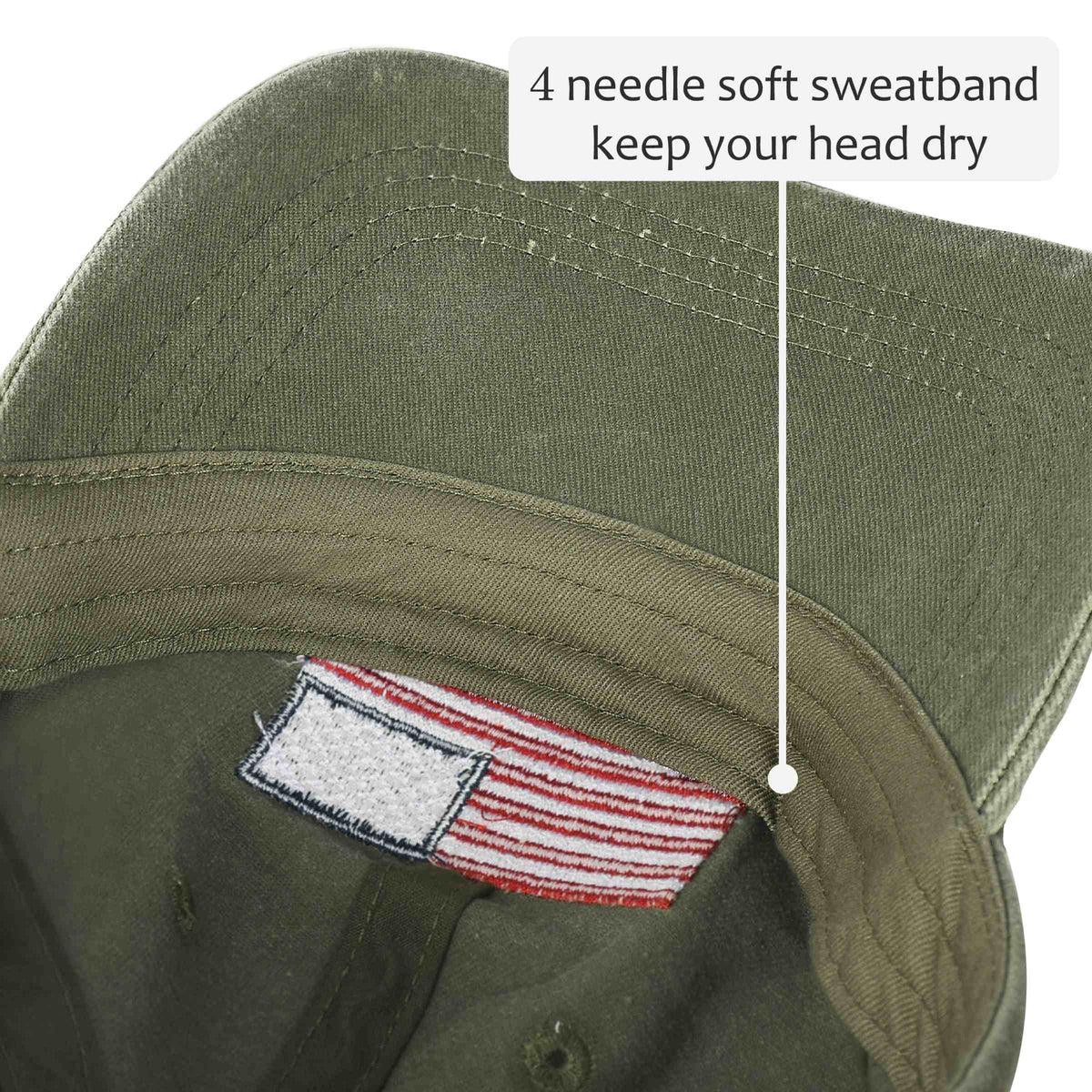 Solaris by Tirrinia American Flag Baseball Cap side view