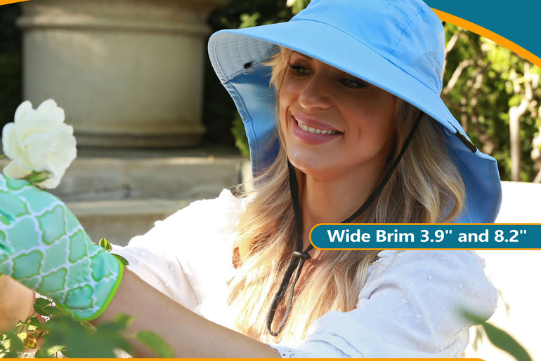 Solaris Unisex Outdoor Sun Protection Fishing Cap with Neck Flap Wide Brim Mesh Hat for Travel Camping Hiking Hunting close-u