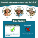 Solaris Unisex Outdoor Sun Protection Fishing Cap with Neck Flap Wide Brim Mesh Hat for Travel Camping Hiking Hunting size ch