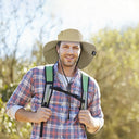 Solaris Outdoor Wide Brim Sun Hats Blocking UV Protection Cap UPF 50+ Foldable Mesh Net for Finishing, Hiking, Camping newarr