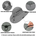 Solaris Outdoor Wide Brim Sun Hats Blocking UV Protection Cap UPF 50+ Foldable Mesh Net for Finishing, Hiking, Camping newarr
