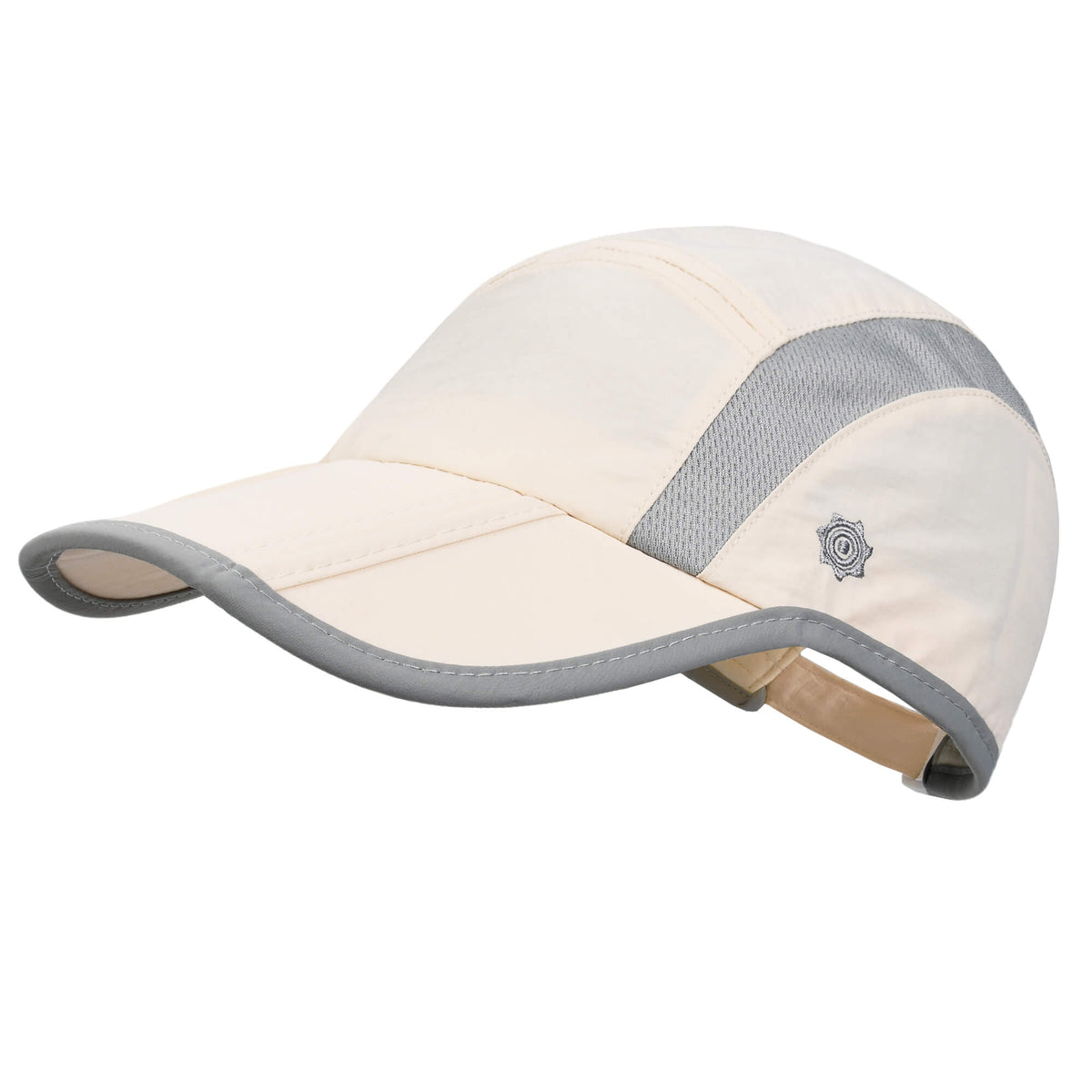 Solaris UPF 50+ Running Cap – Lightweight Foldable Sports Hat for Outdoor Training & Travel side view