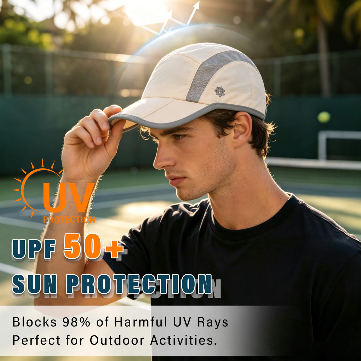 Solaris UPF 50+ Running Cap – Lightweight Foldable Sports Hat for Outdoor Training & Travel newarrivals style