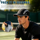 Solaris UPF 50+ Running Cap – Lightweight Foldable Sports Hat for Outdoor Training & Travel back view